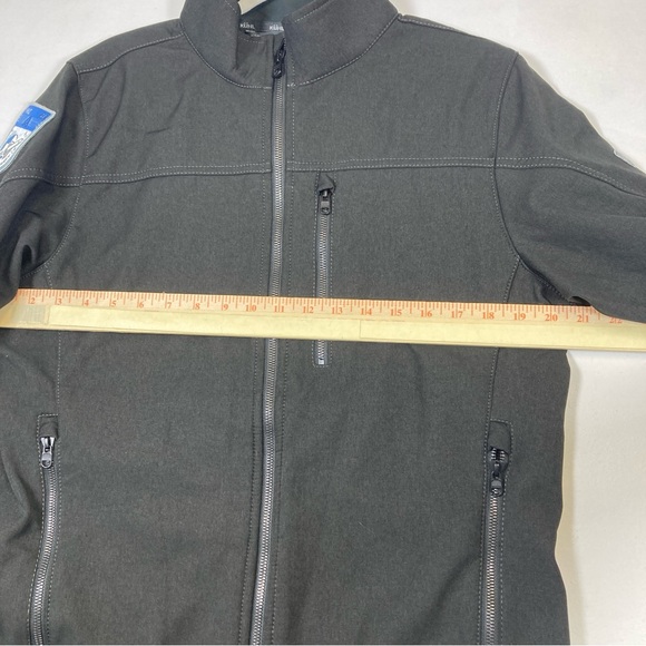 KUHL Born in the Mountains Jacket Mens M Gray Full-Zip Outdoor Hiking Logo - Picture 13 of 16